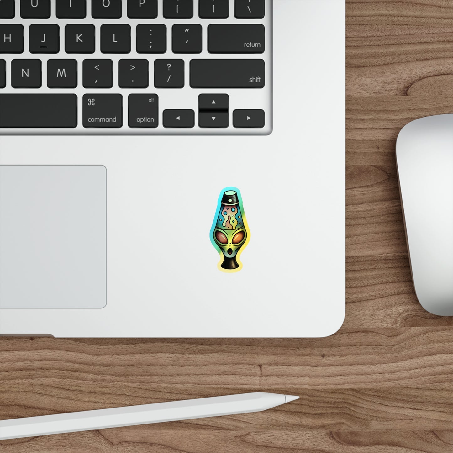 Stickers - Alien Lava Lamp Holographic Die-Cut