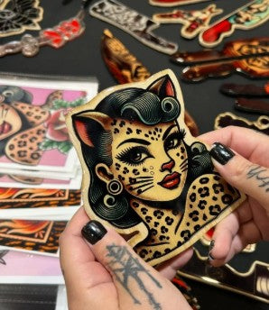 Tattoo Wood Cutouts Wall Art