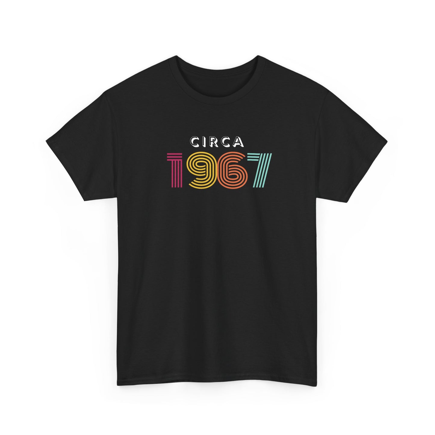 Retro Font Unisex Tee - circa 1967 Vintage Style Shirt
