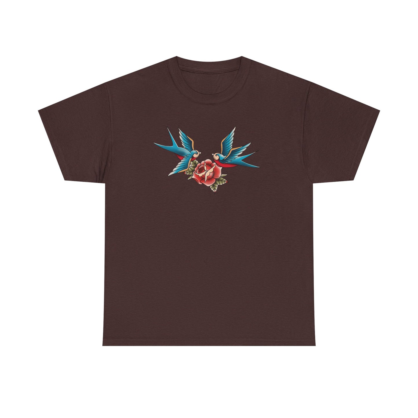 Vintage-Inspired Tattoo Tee | Unisex Heavy Cotton Shirt, Bohemian Style Tee, Gift for Him/Her, Retro Graphic T-Shirt, Casual Fashion