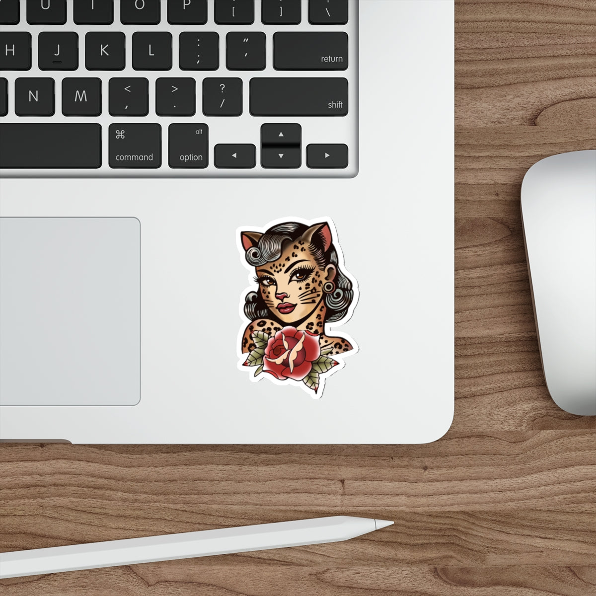 Kitty Babe Playful Devil Die-Cut Stickers | Fun Decor for Laptops, Water Bottles, Scrapbooking, Halloween, Gifts