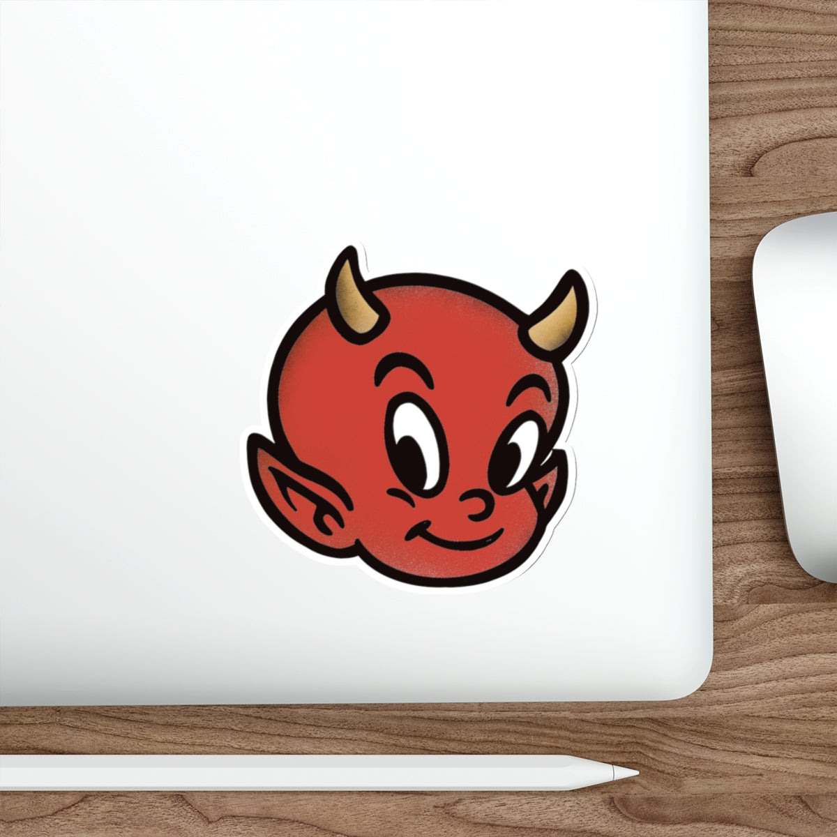 Hot Stuff Playful Devil Die-Cut Stickers | Fun Decor for Laptops, Water Bottles, Scrapbooking, Halloween, Gifts