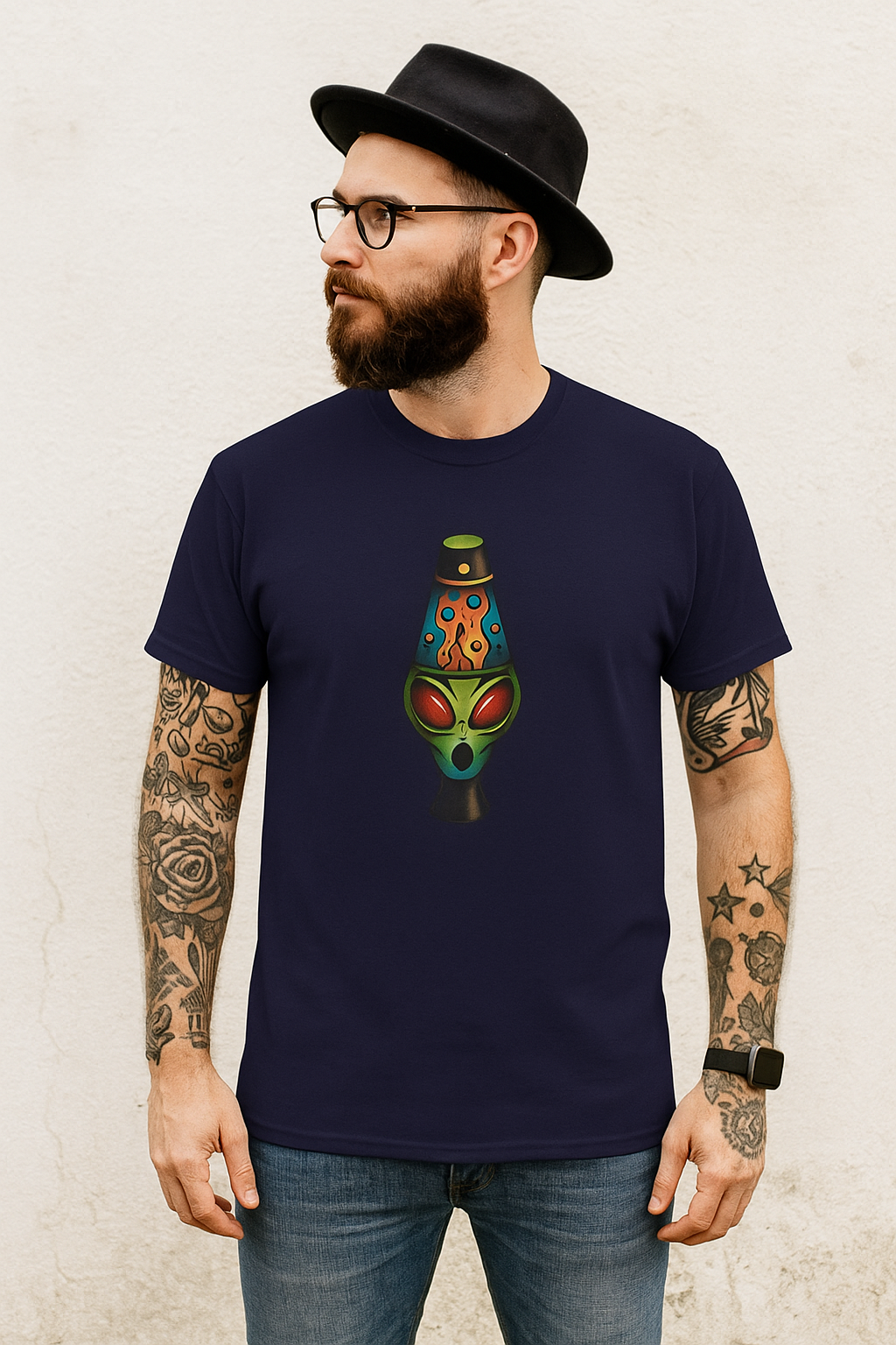 Gamer Alien Lava Lamp Tee