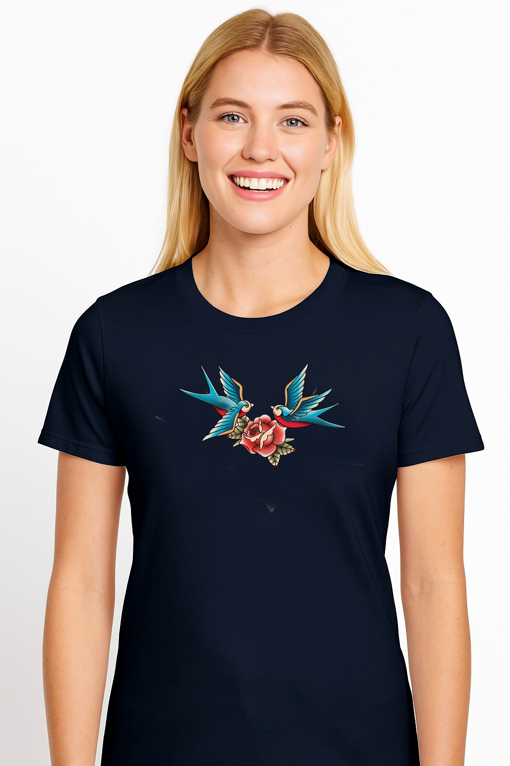 Vintage-Inspired Tattoo Tee | Unisex Heavy Cotton Shirt, Bohemian Style Tee, Gift for Him/Her, Retro Graphic T-Shirt, Casual Fashion