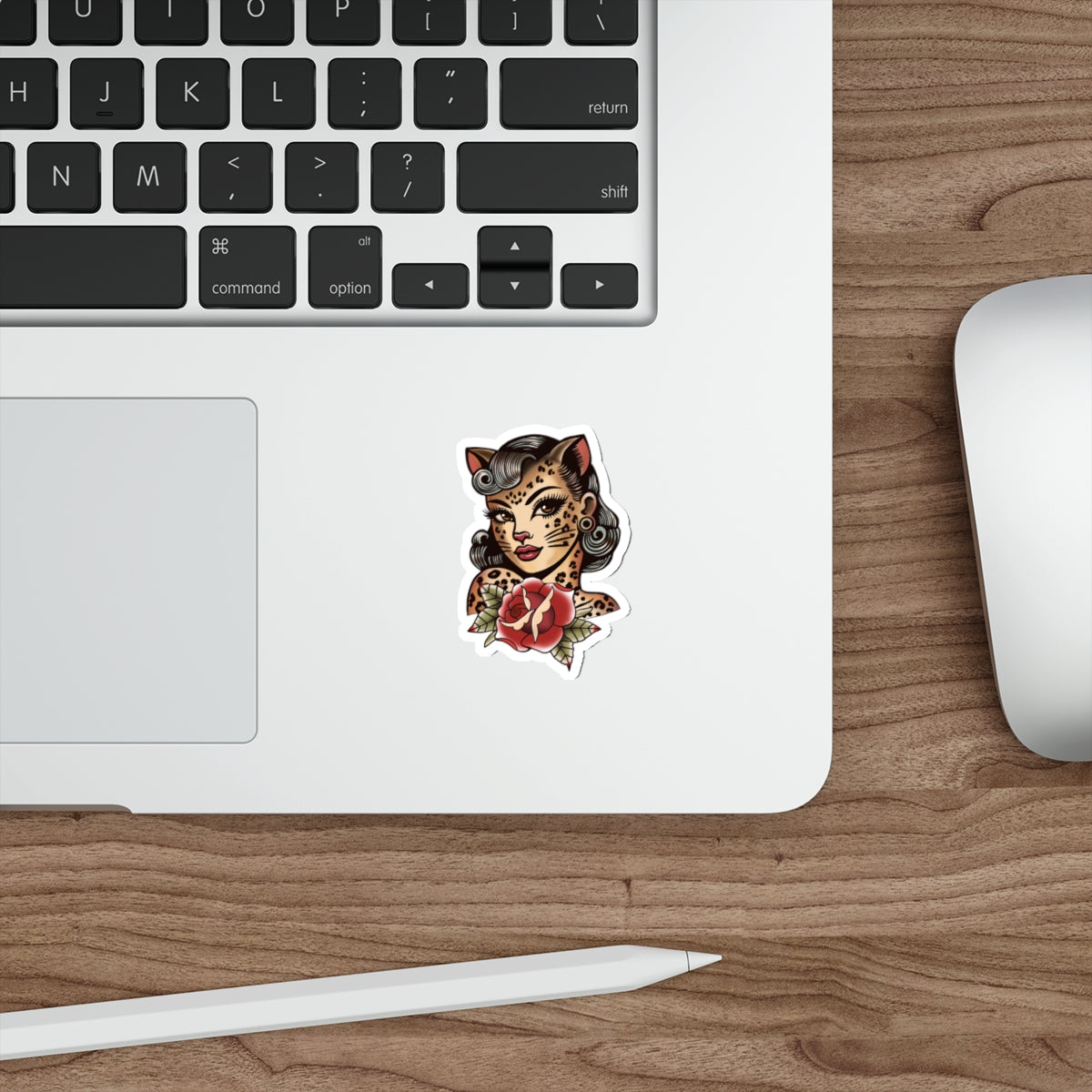 Kitty Babe Playful Devil Die-Cut Stickers | Fun Decor for Laptops, Water Bottles, Scrapbooking, Halloween, Gifts