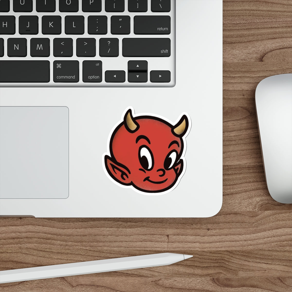 Hot Stuff Playful Devil Die-Cut Stickers | Fun Decor for Laptops, Water Bottles, Scrapbooking, Halloween, Gifts