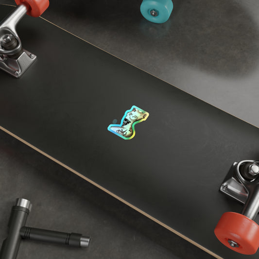 Holographic Stickers - Tattooed Torso Design