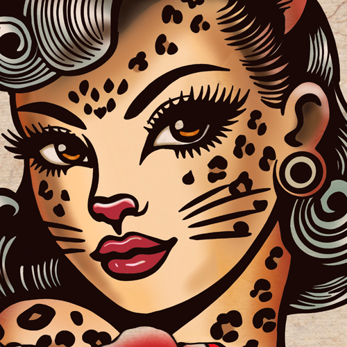 Fine Art Print - Kitty Babe