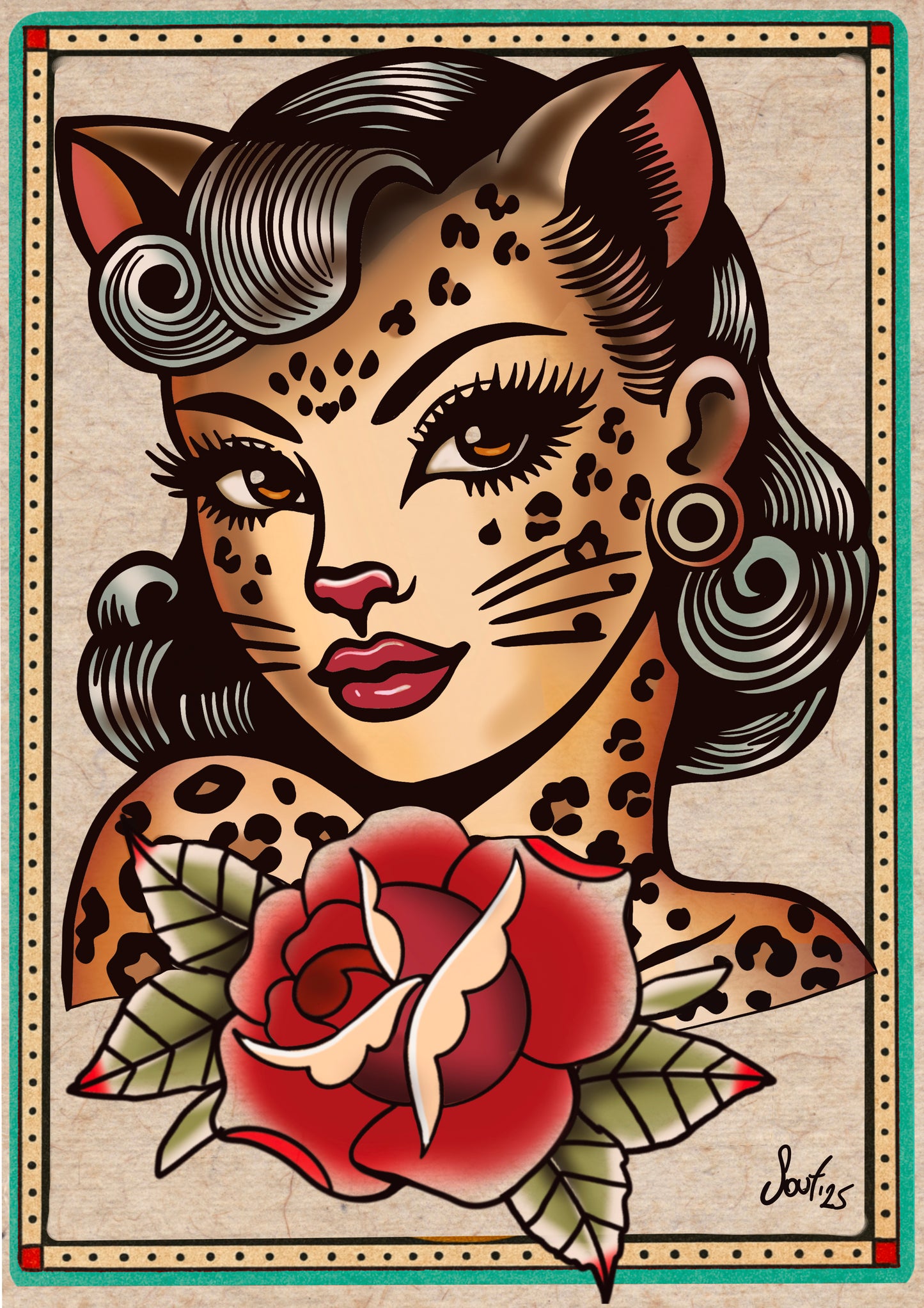 Fine Art Print - Kitty Babe